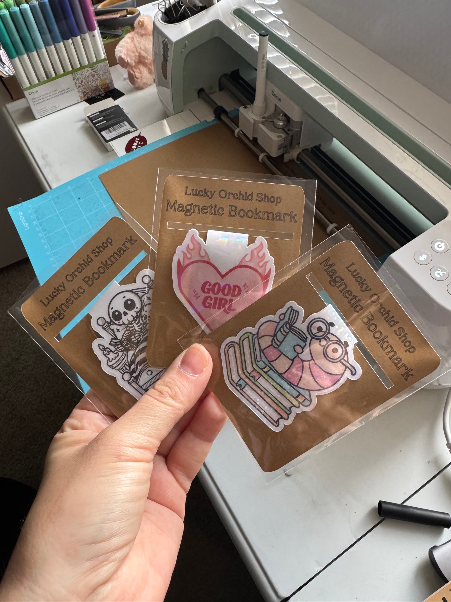 Handmade Magnetic Bookmarks