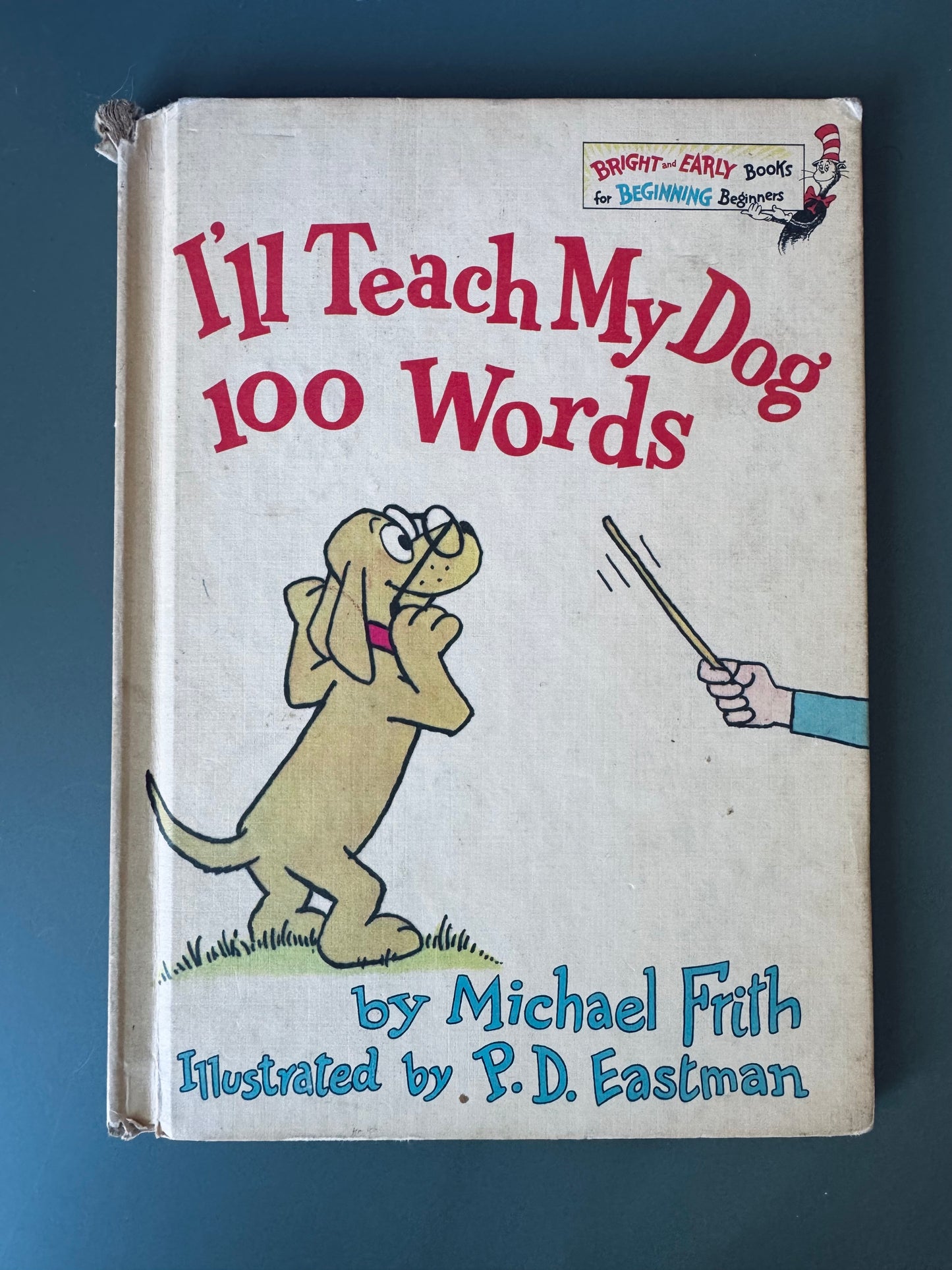 Upcycled ‘I’ll Teach My Dog 100 Words’ Book Art Magnets