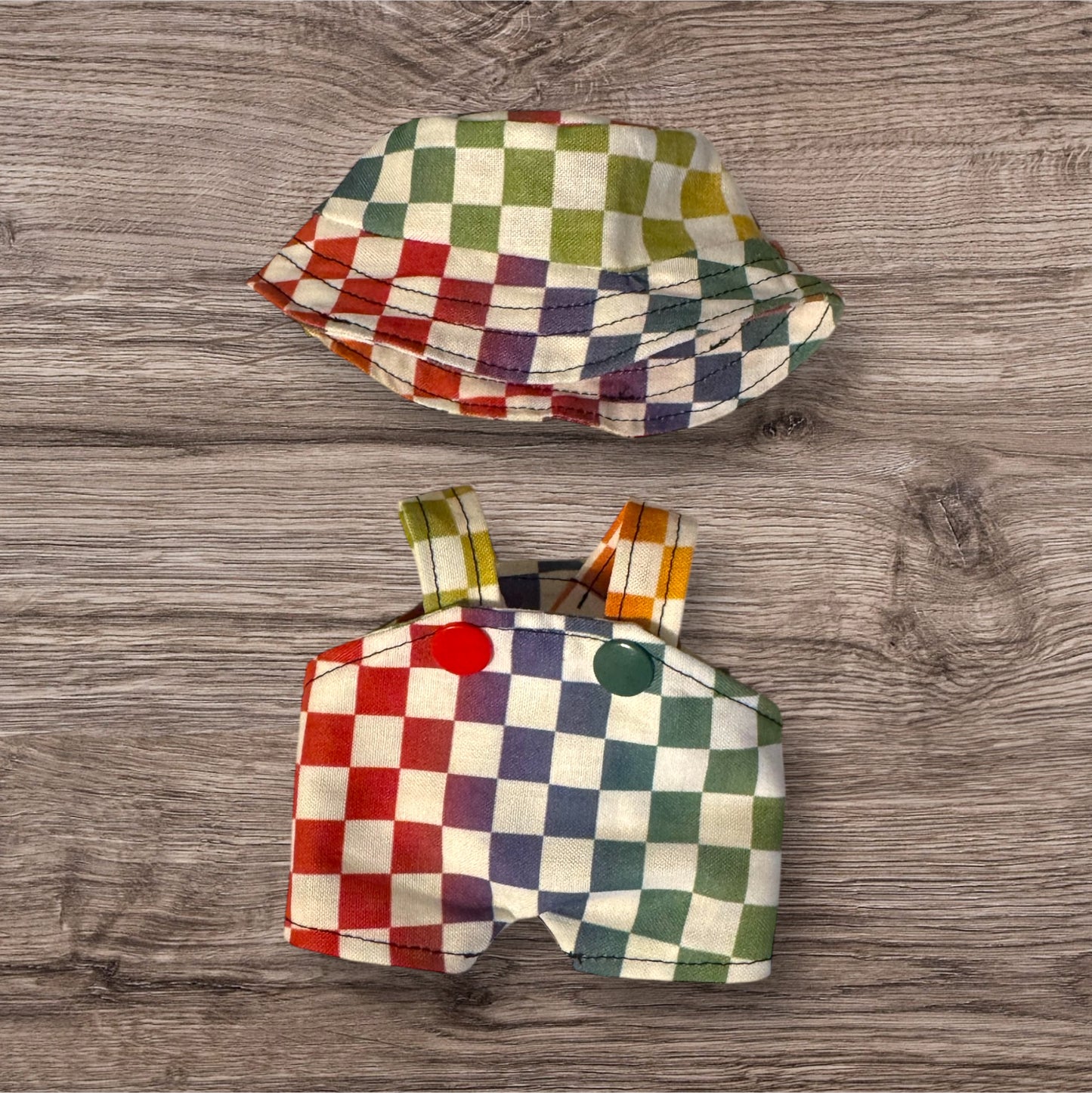 Labubu Overall & Bucket Hat Sets