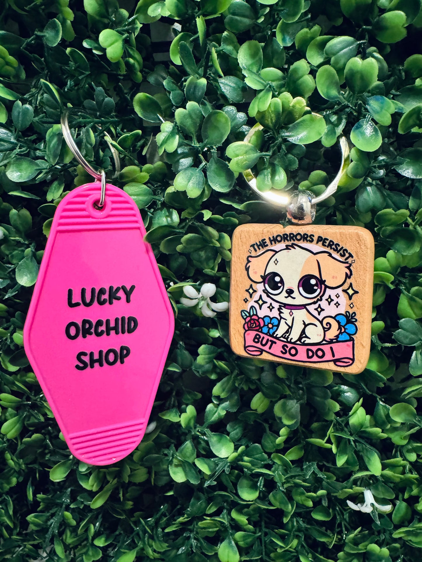 The Horrors Persist Keychain