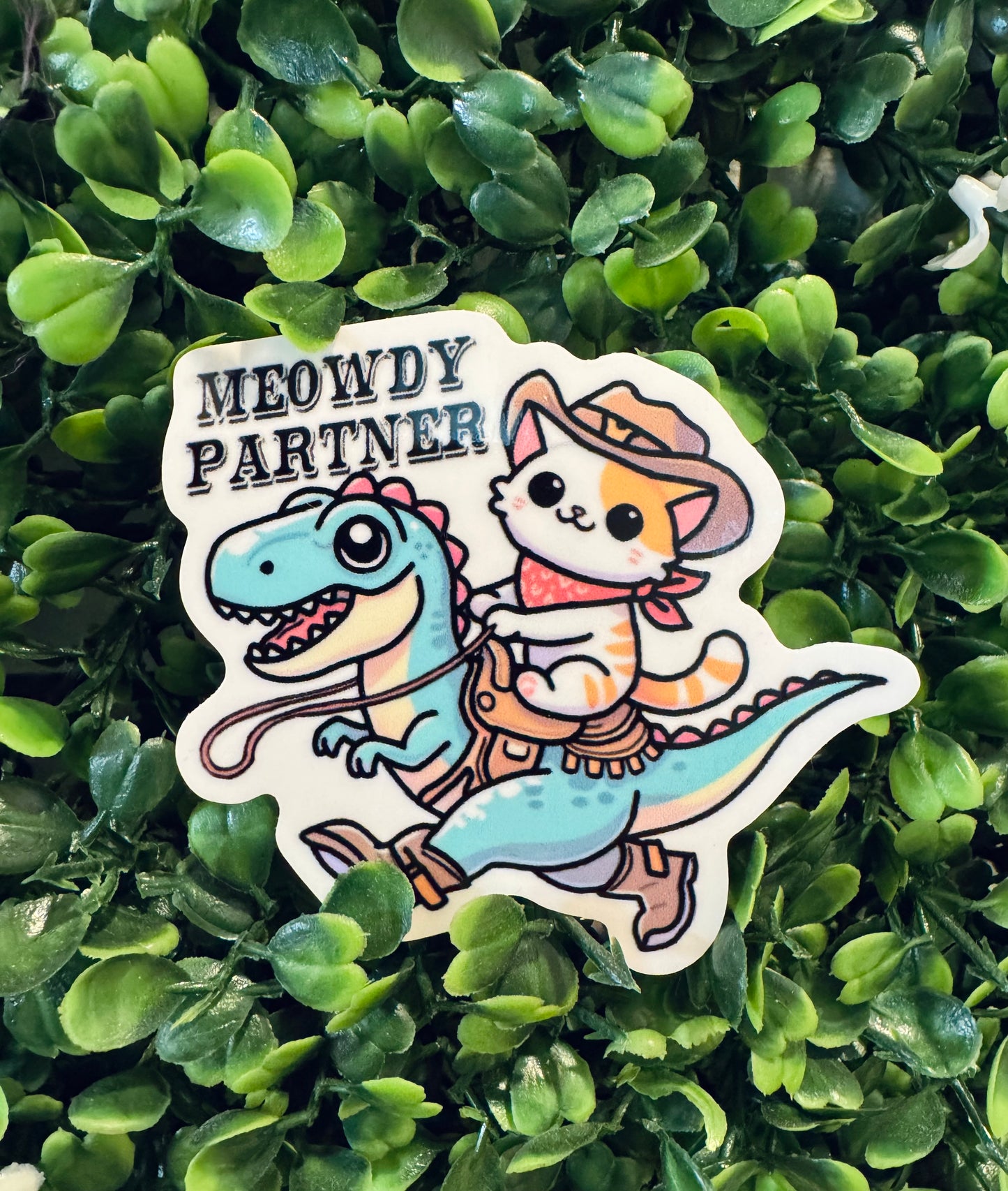 Meowdy Partner Sticker