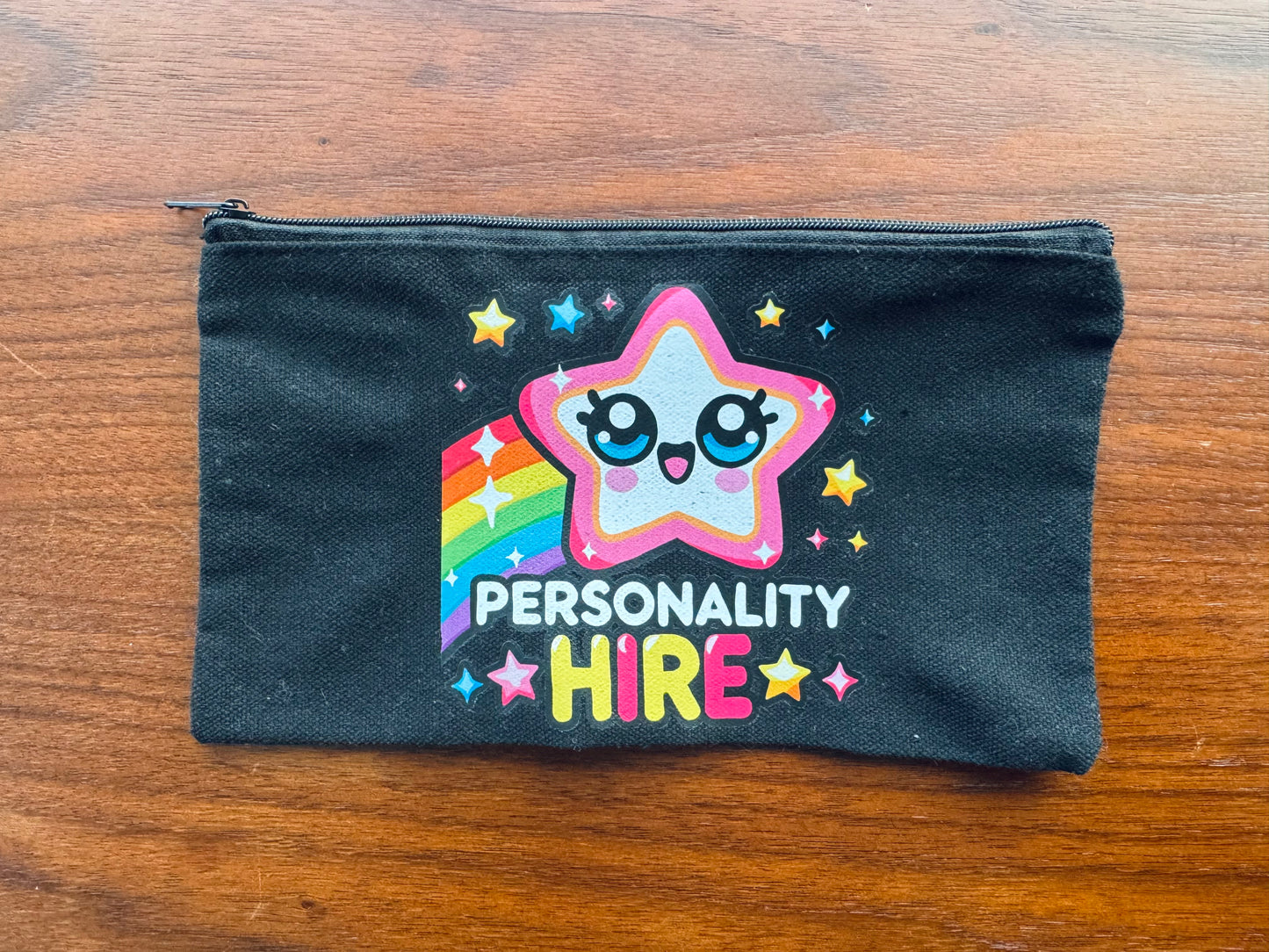 Personality Hire Canvas Cosmetic/Pencil Case