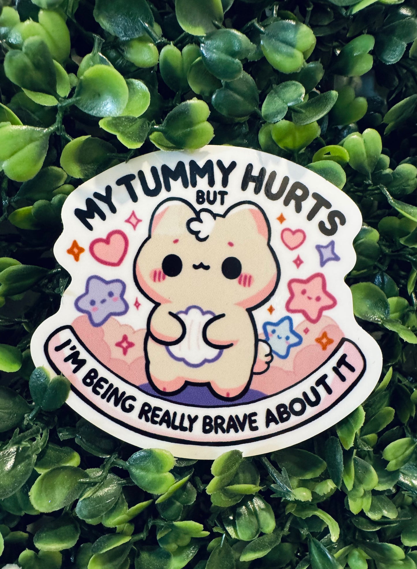 My Tummy Hurts Sticker