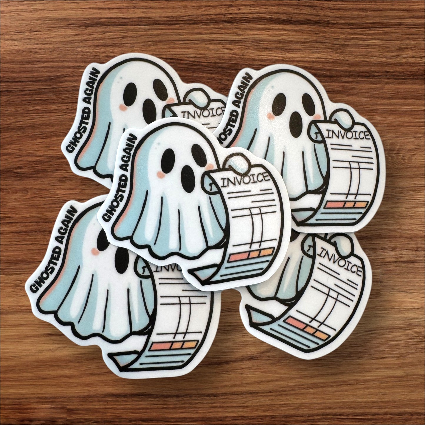 Ghosted Again Sticker