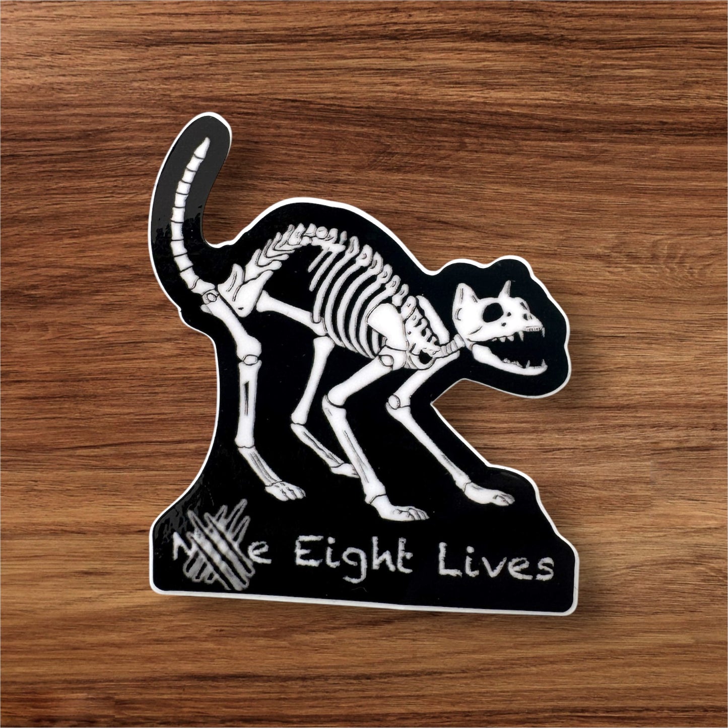 Eight Lives Sticker