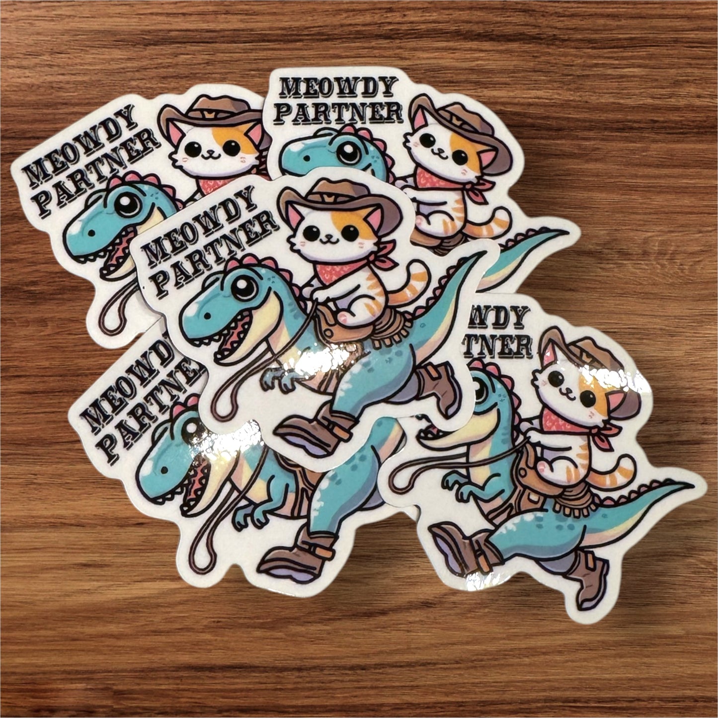 Meowdy Partner Sticker