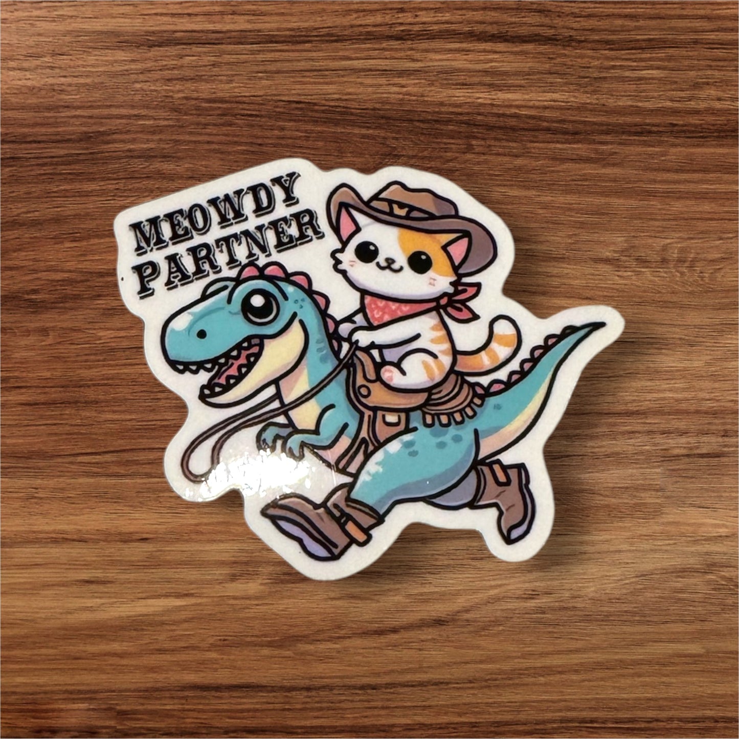 Meowdy Partner Sticker