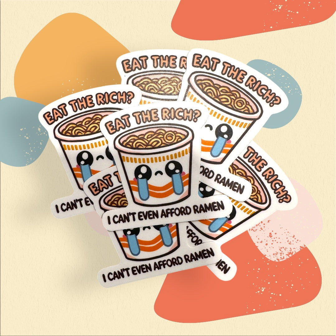 Eat The Rich Sticker