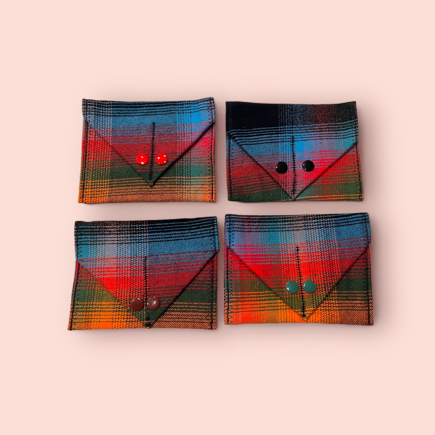 Flannel Snap Pouch