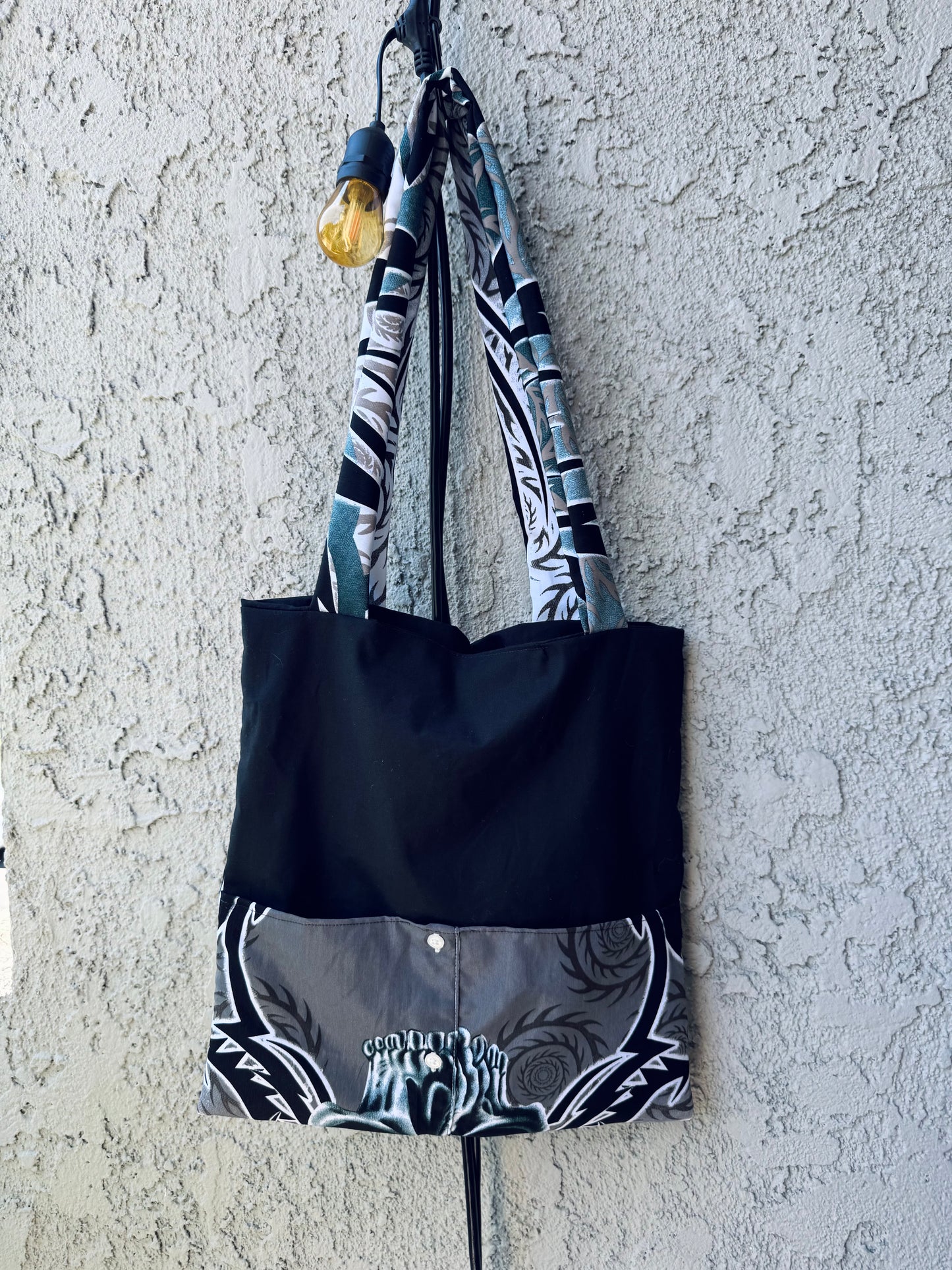 ‘The Skull’ - Upcycled T-Shirt Tote Bag