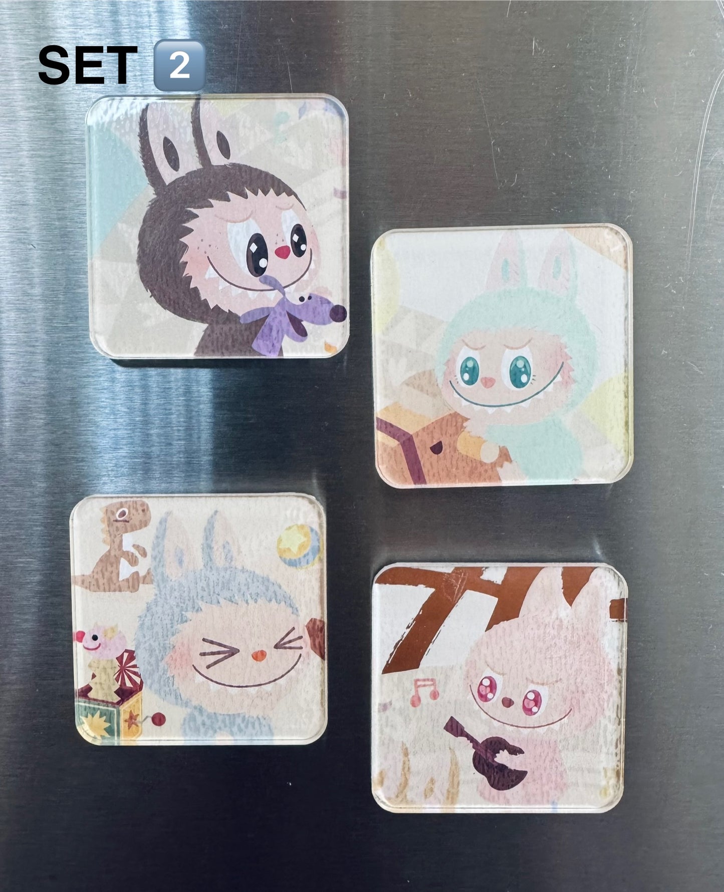Labubu Handmade Magnet Sets
