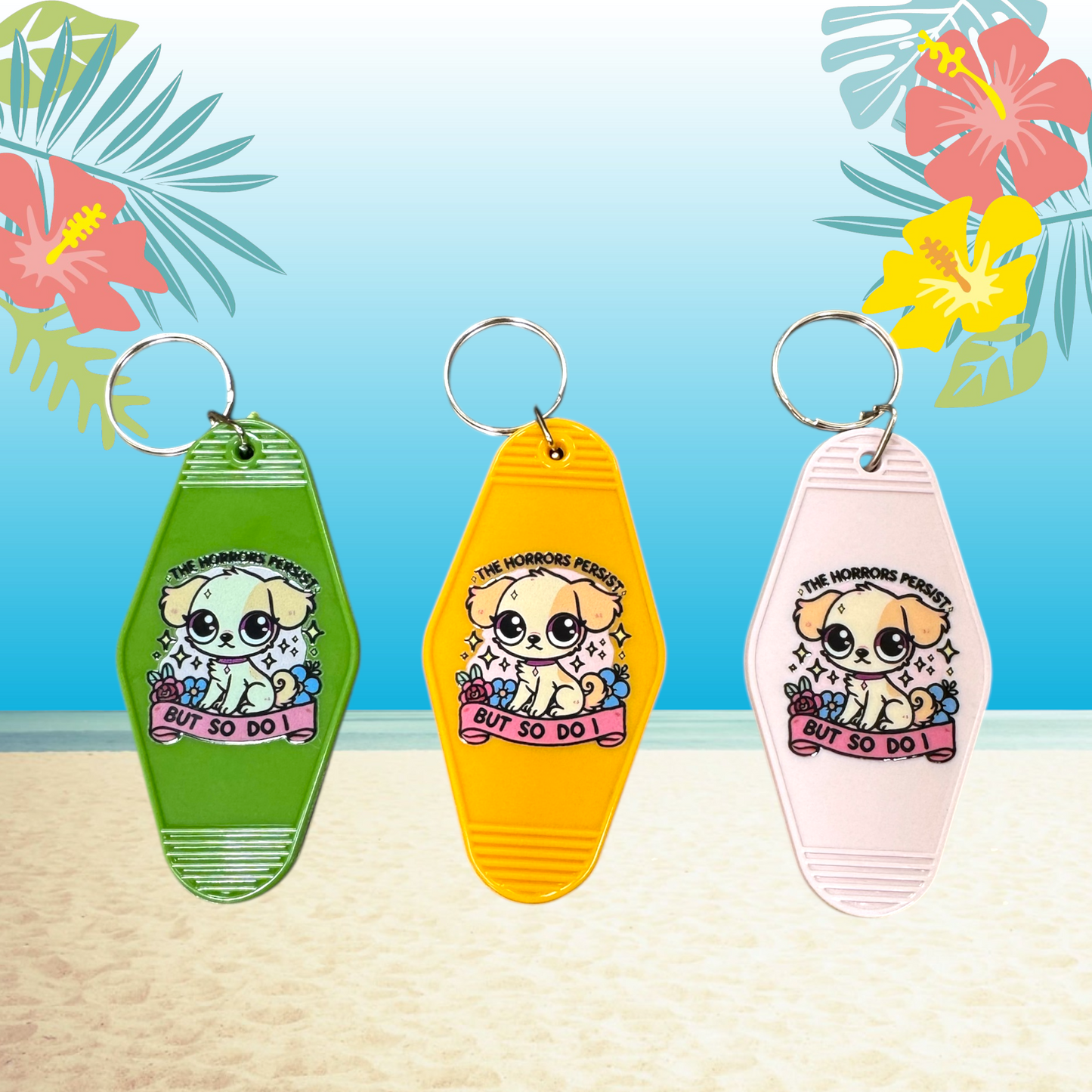 The Horrors Persist Keychain
