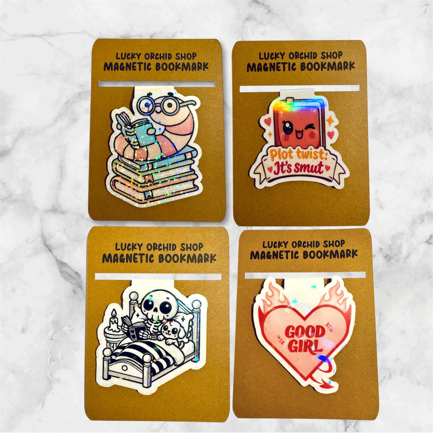 Handmade Magnetic Bookmarks