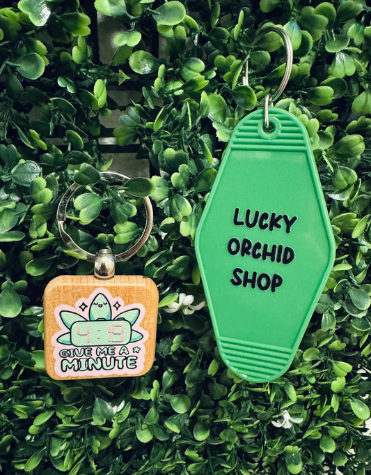 Give Me A Minute Keychain