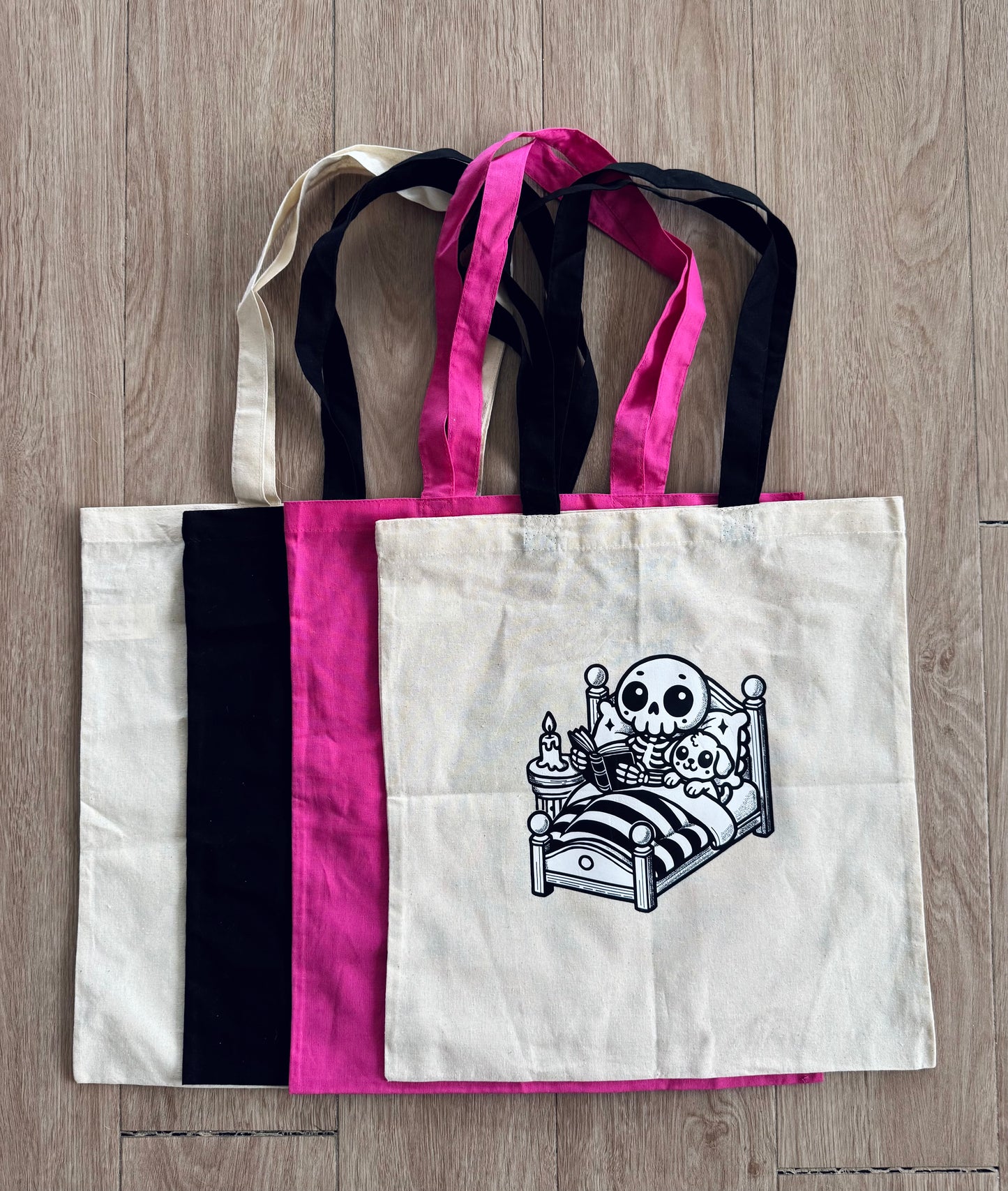 Bedtime Snuggles Canvas Tote Bag