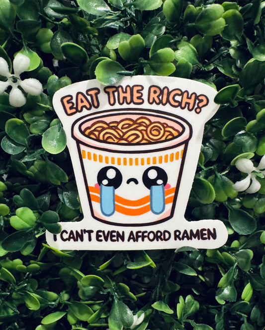 Eat The Rich Sticker