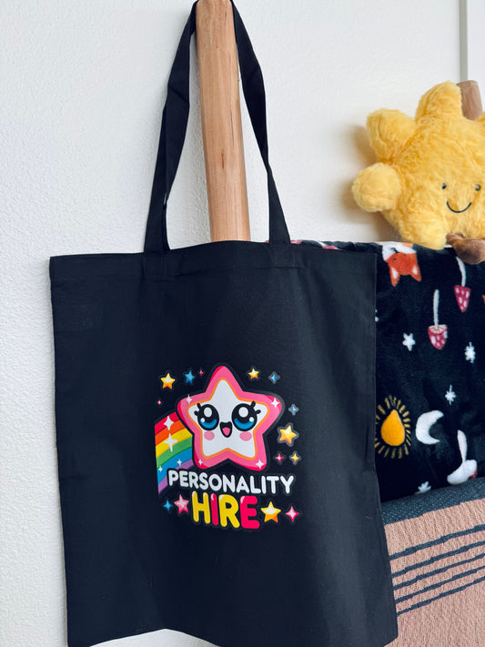 Personality Hire Canvas Tote Bag