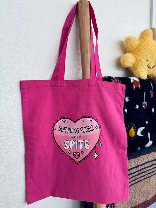 Spite Canvas Tote Bag