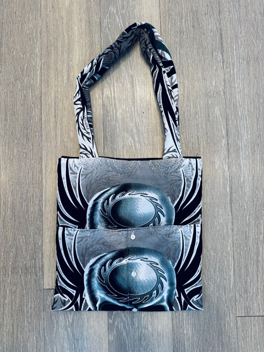 ‘The Skull’ - Upcycled T-Shirt Tote Bag