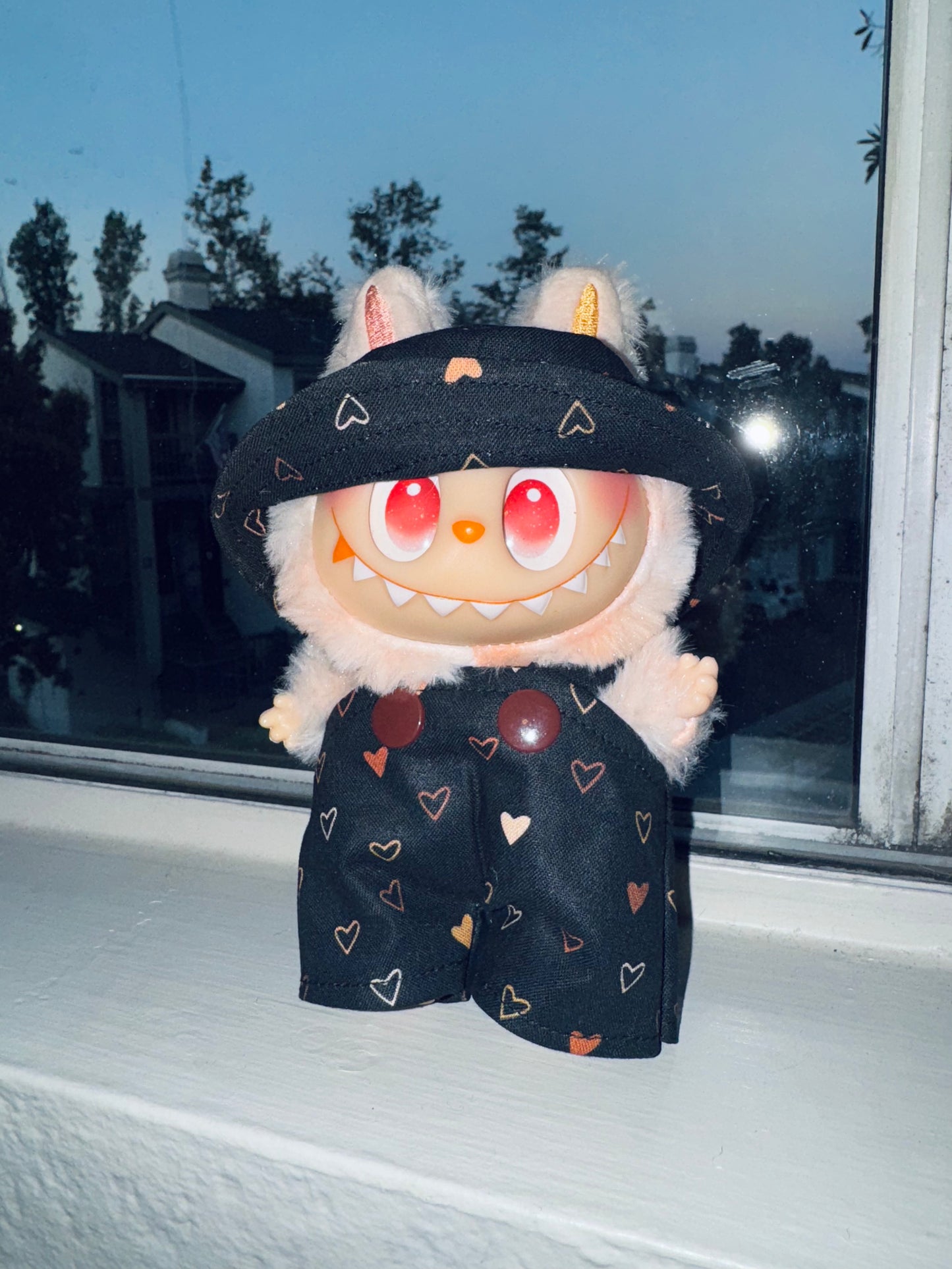 Labubu Overall & Bucket Hat Sets