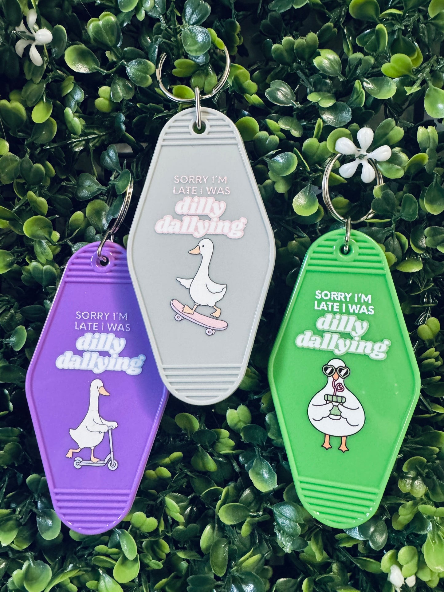 Dilly Dally Motel Keychain