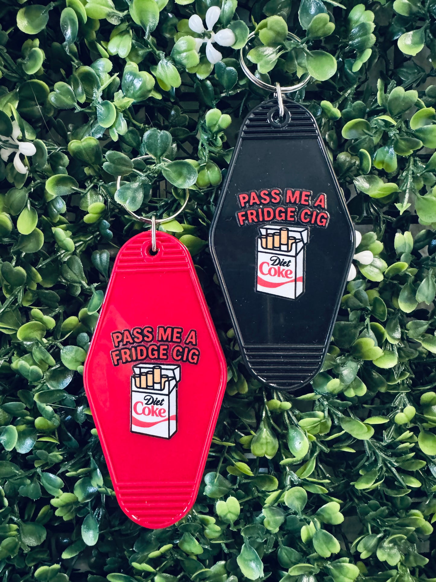 Fridge Cig Motel Keychain