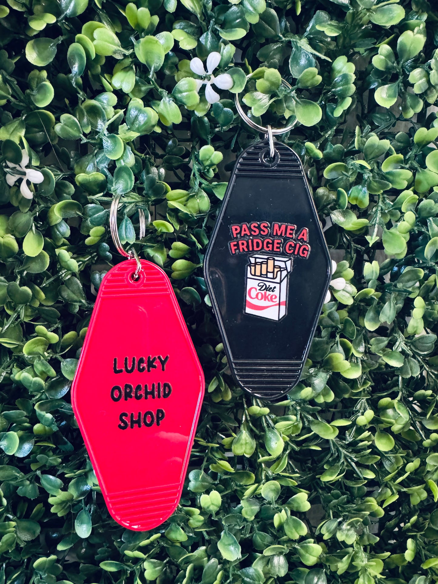 Fridge Cig Motel Keychain