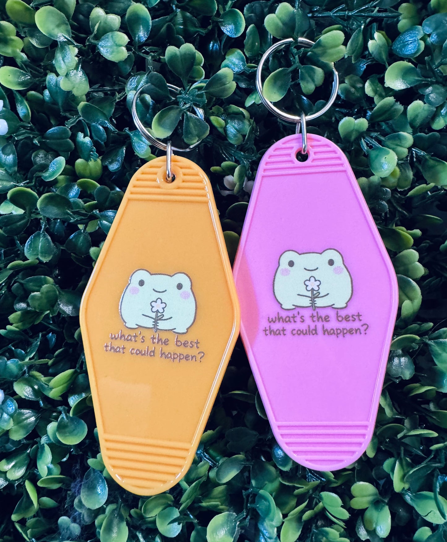 What's The Best That Could Happen Motel Keychain