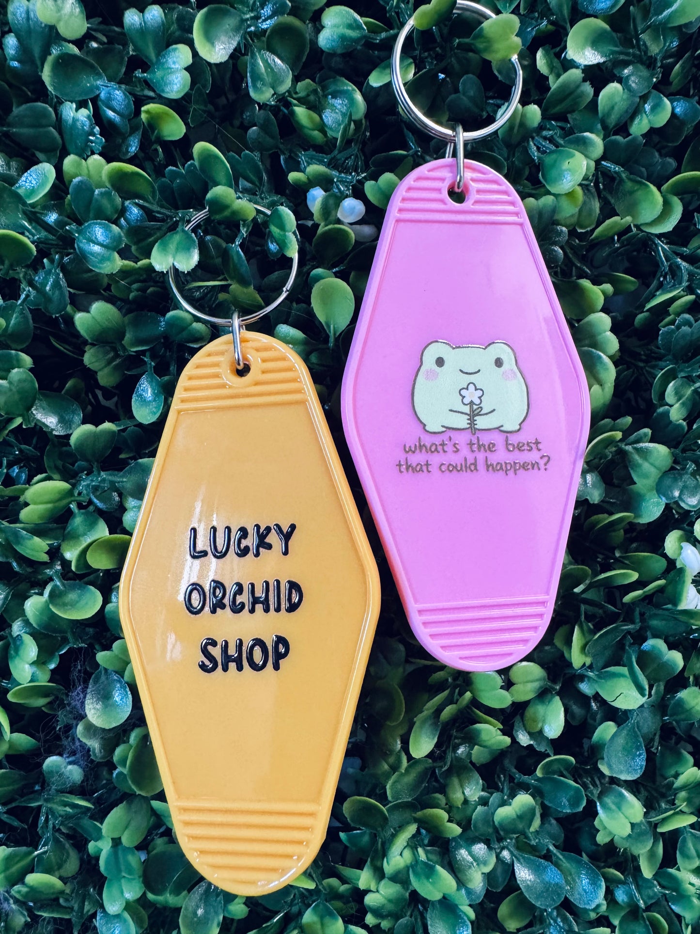 What's The Best That Could Happen Motel Keychain