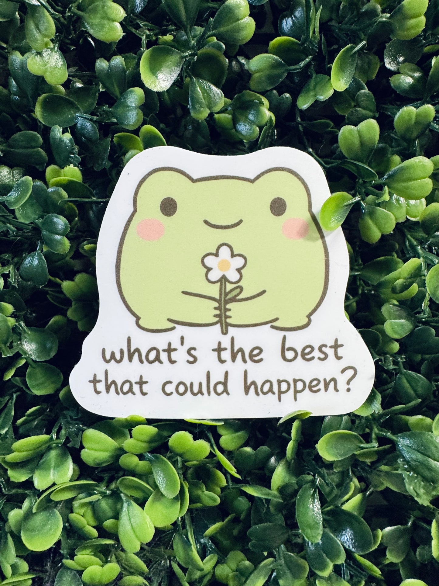 What's The Best That Could Happen? Sticker