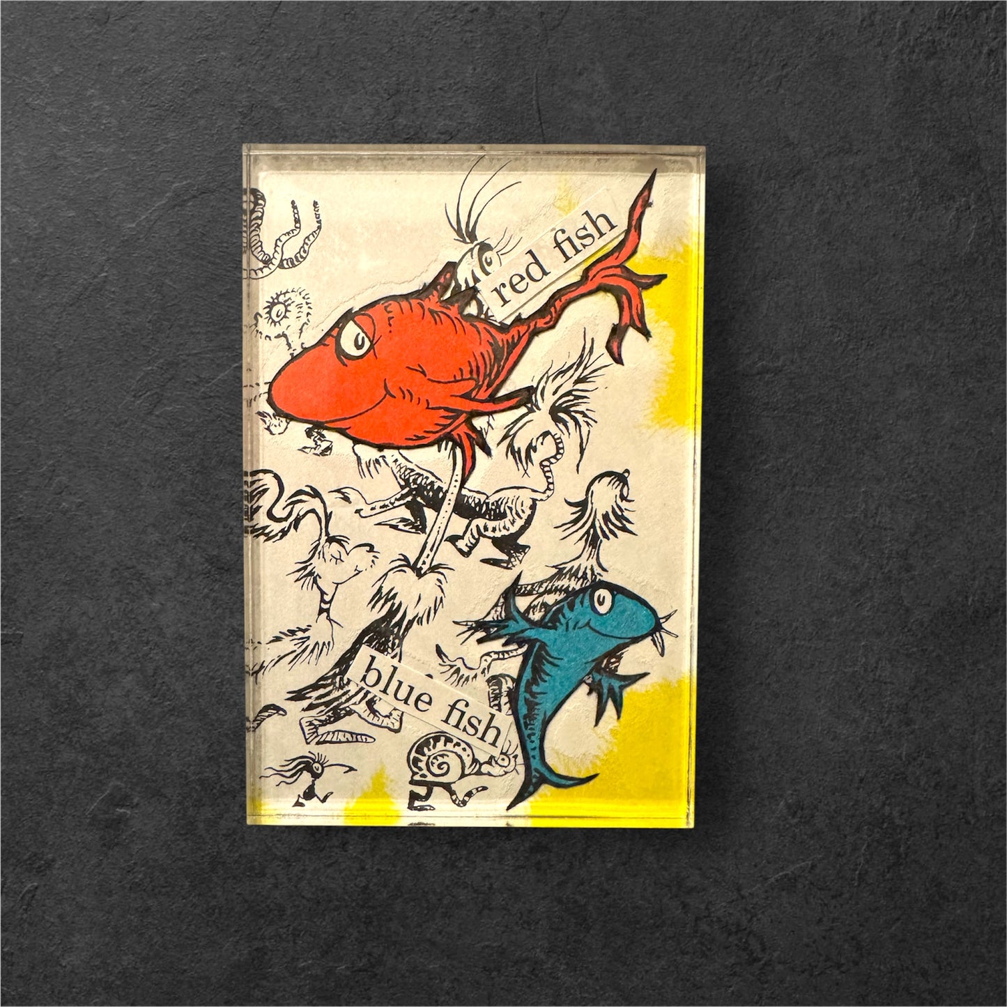 Upcycled One Of A Kind Collage Magnets