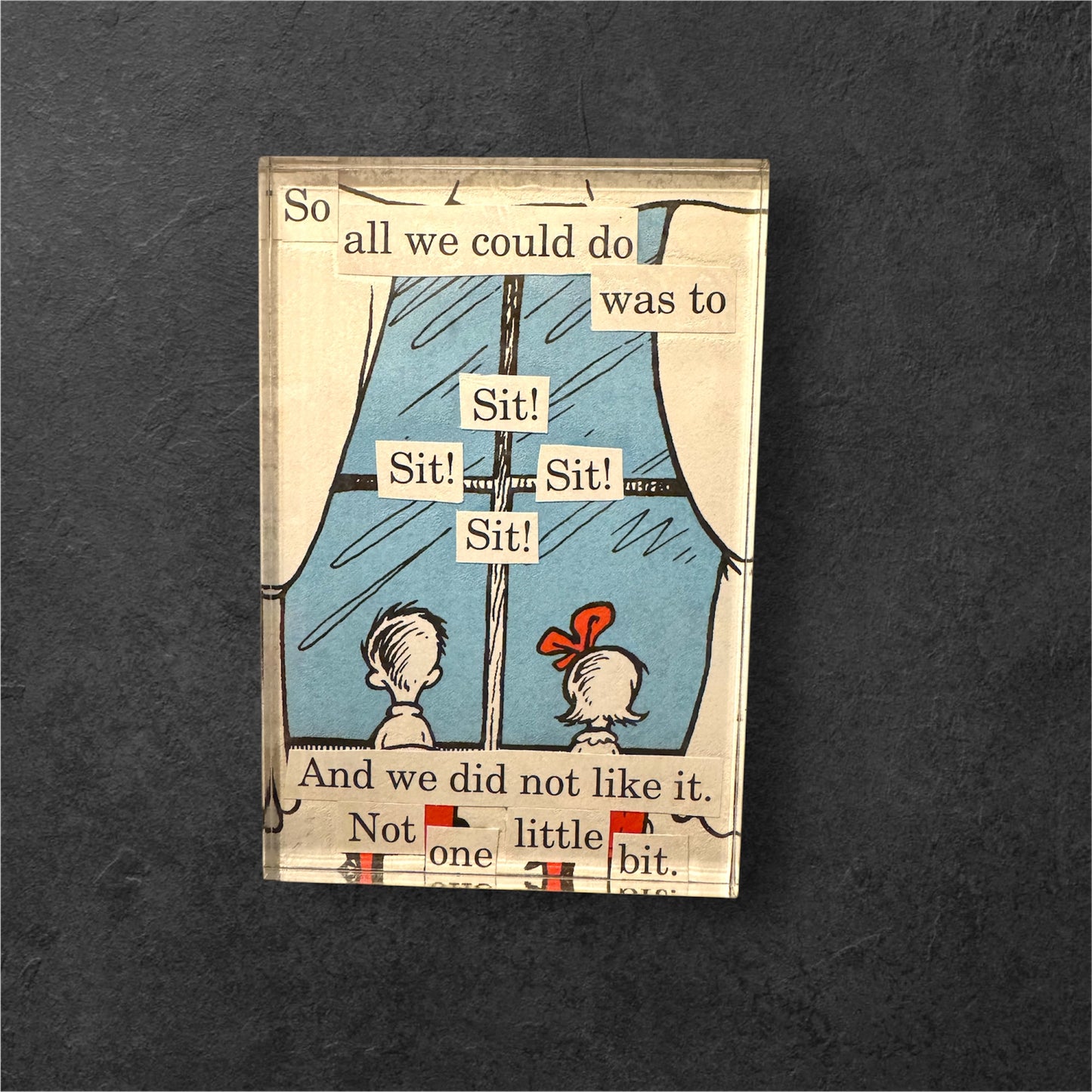 Upcycled One Of A Kind Collage Magnets