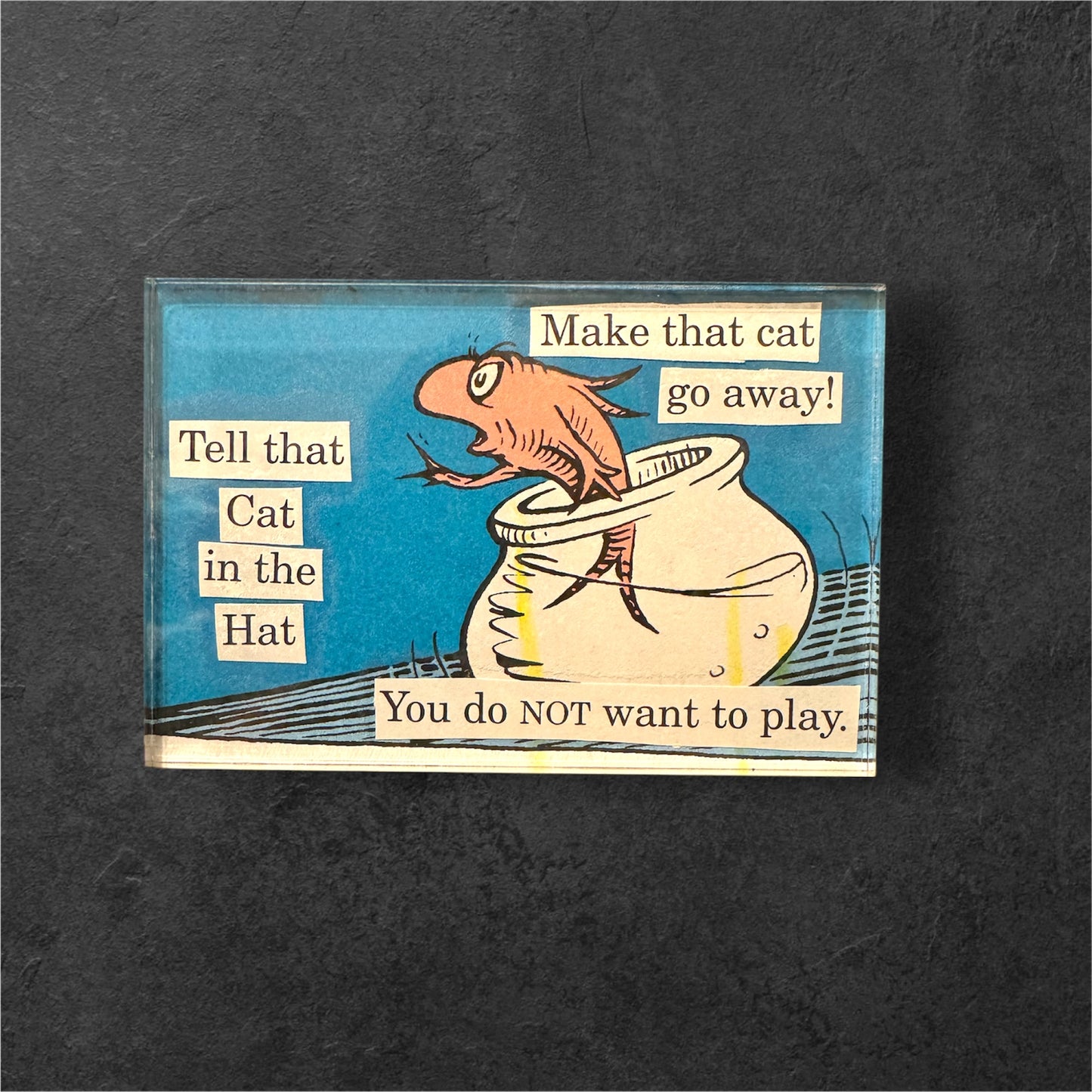 Upcycled One Of A Kind Collage Magnets