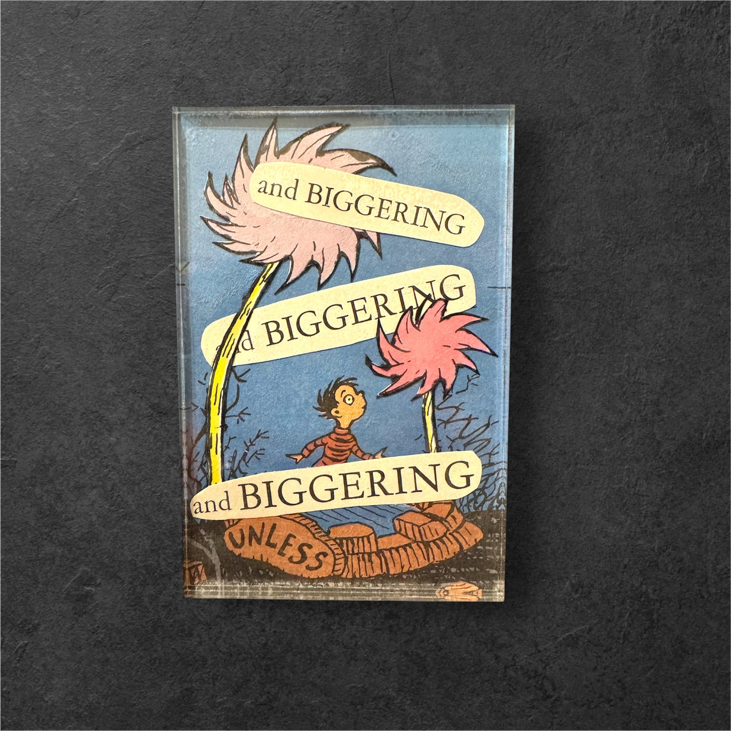 Upcycled One Of A Kind Collage Magnets