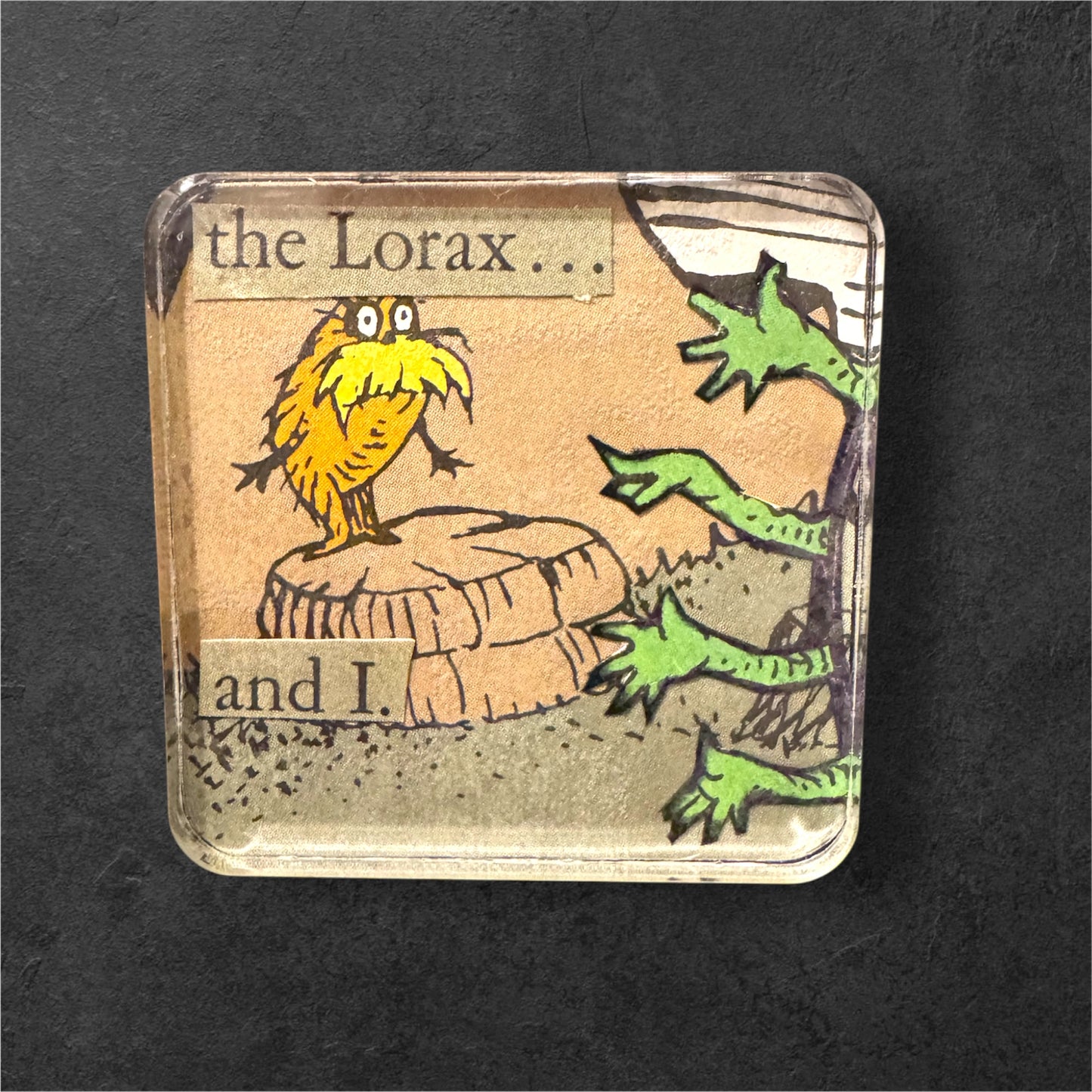 Upcycled One Of A Kind Collage Magnets