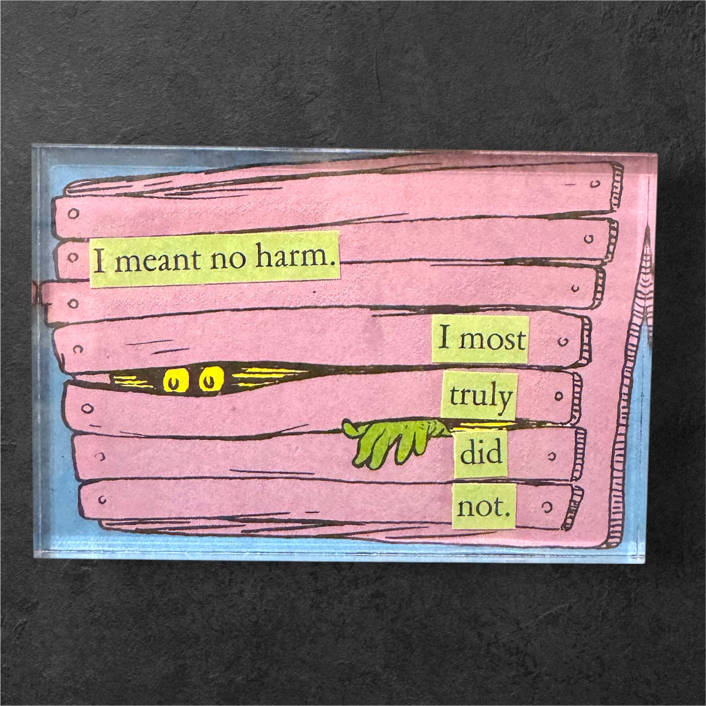 Upcycled One Of A Kind Collage Magnets