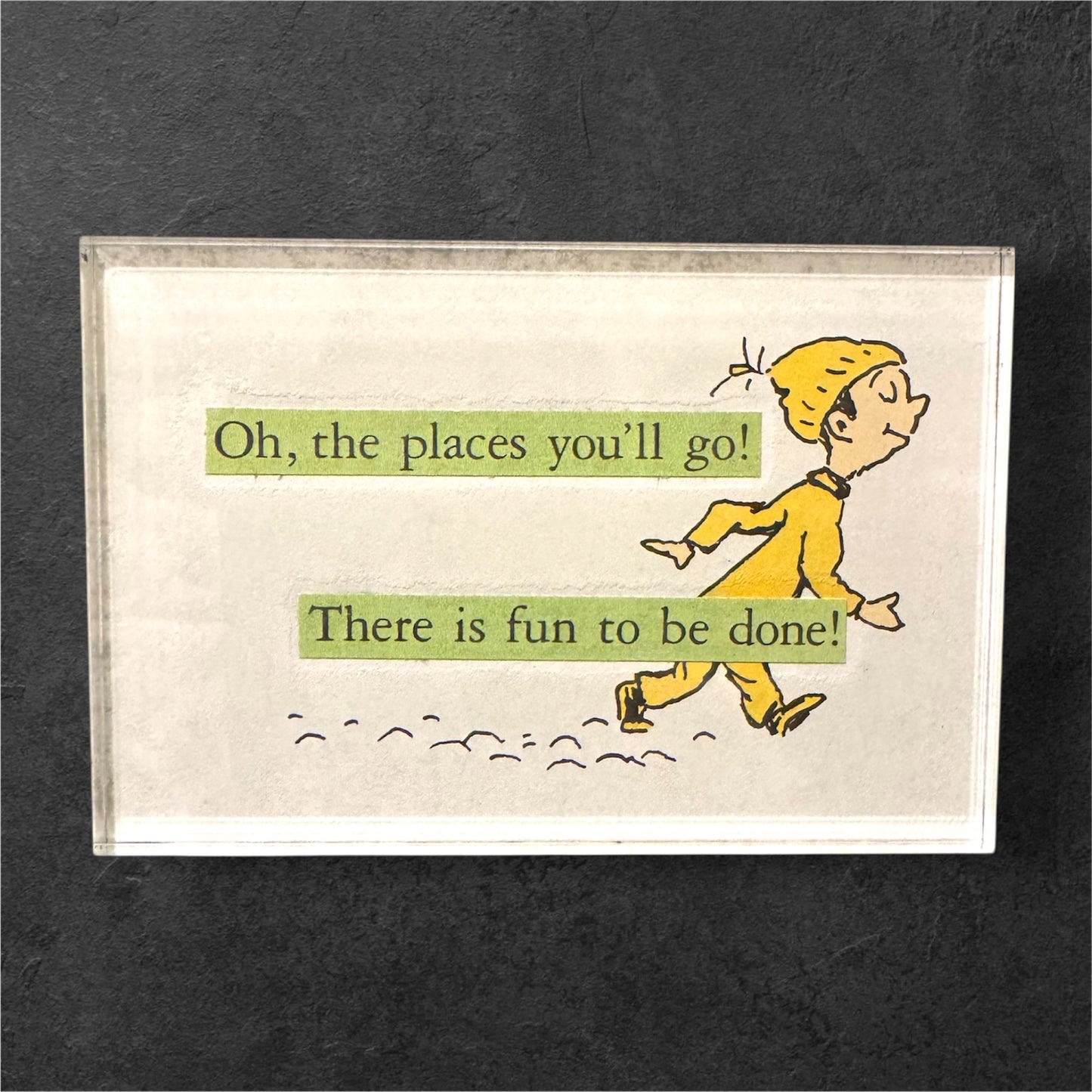 Upcycled One Of A Kind Collage Magnets