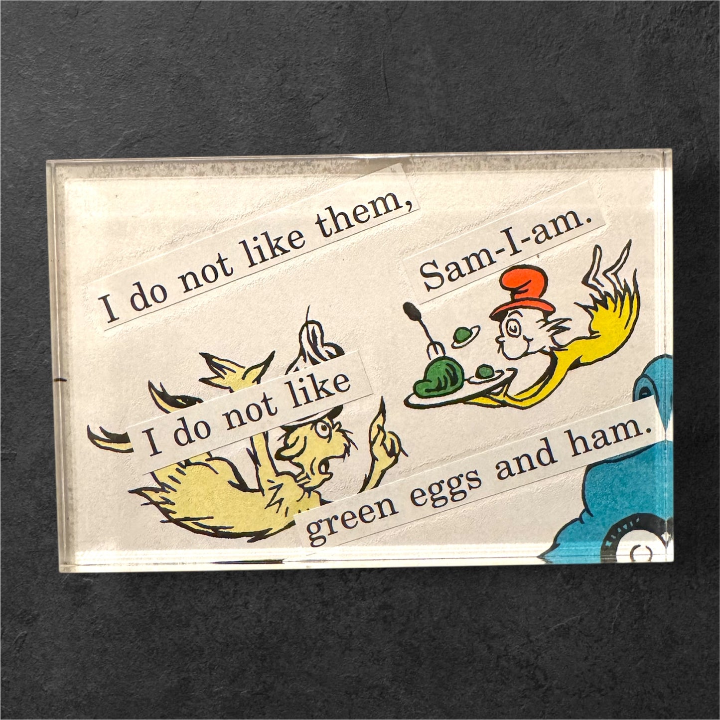 Upcycled One Of A Kind Collage Magnets