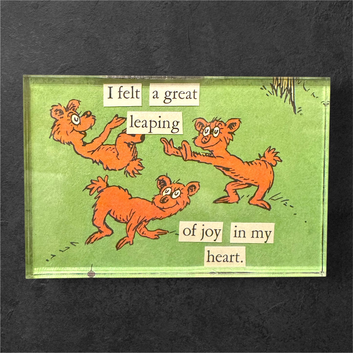 Upcycled One Of A Kind Collage Magnets