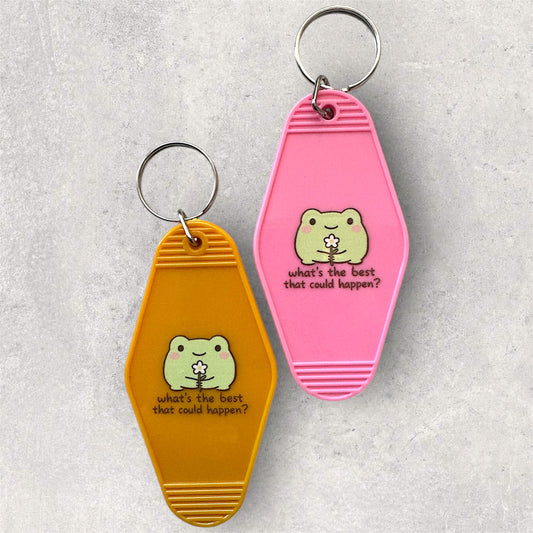 What's The Best That Could Happen Motel Keychain