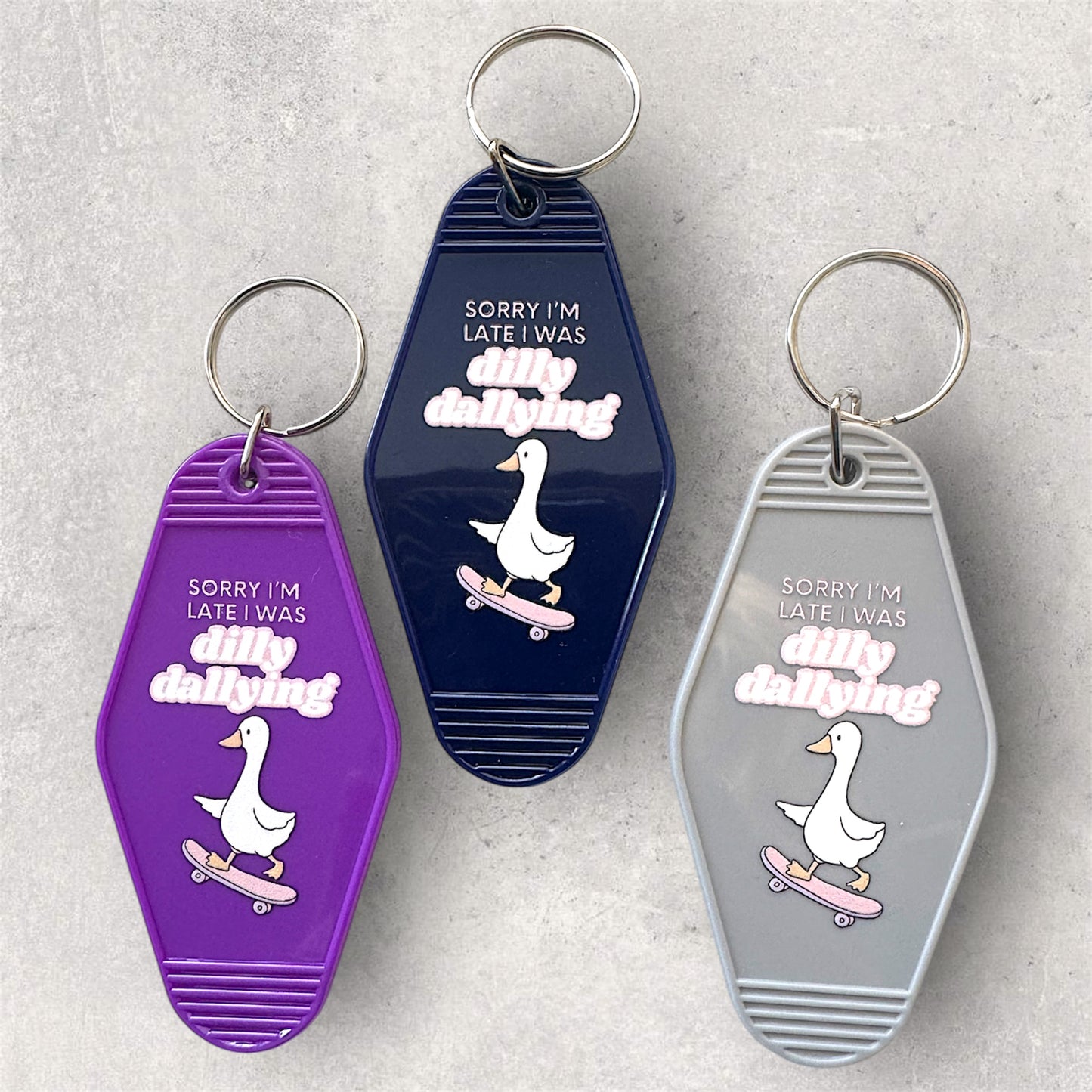 Dilly Dally Motel Keychain