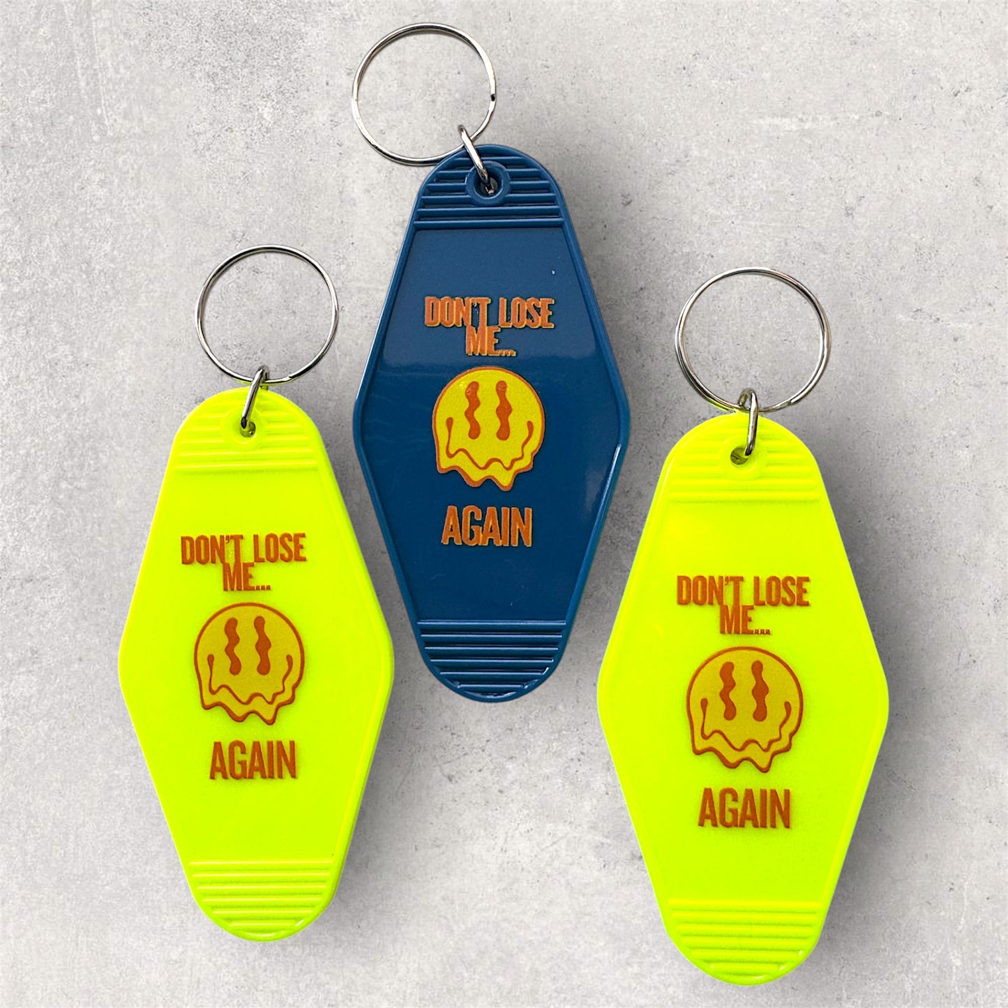 Melty Face Motel Keychain