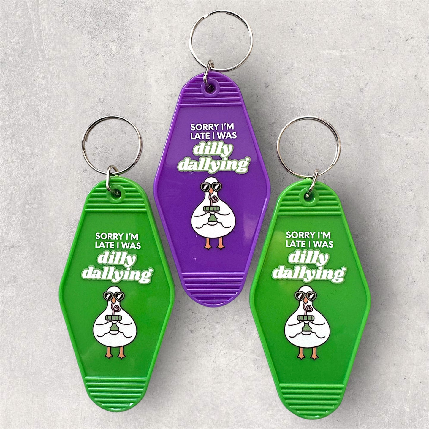Dilly Dally Motel Keychain
