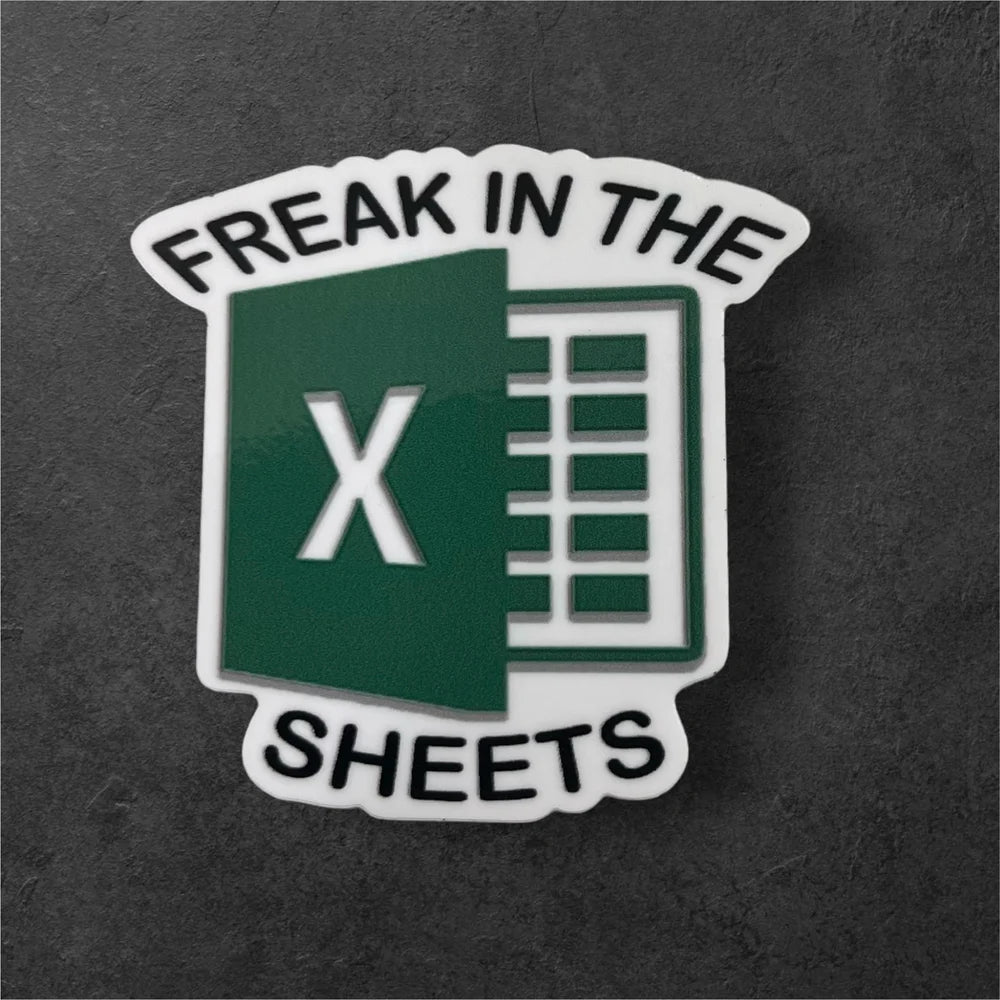 Freak in the Sheets Sticker